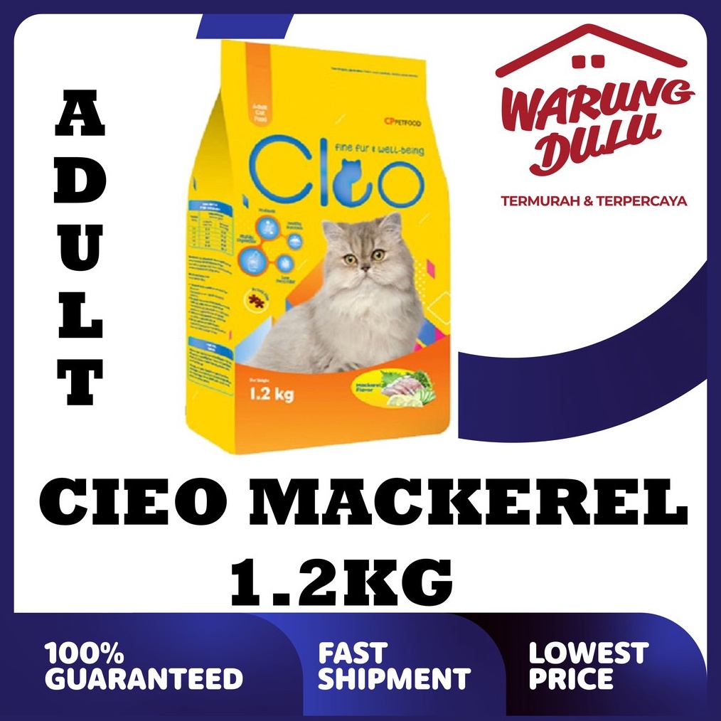 

✨STAR✨ CLEO ADULT MACKEREL 1.2KG grosir