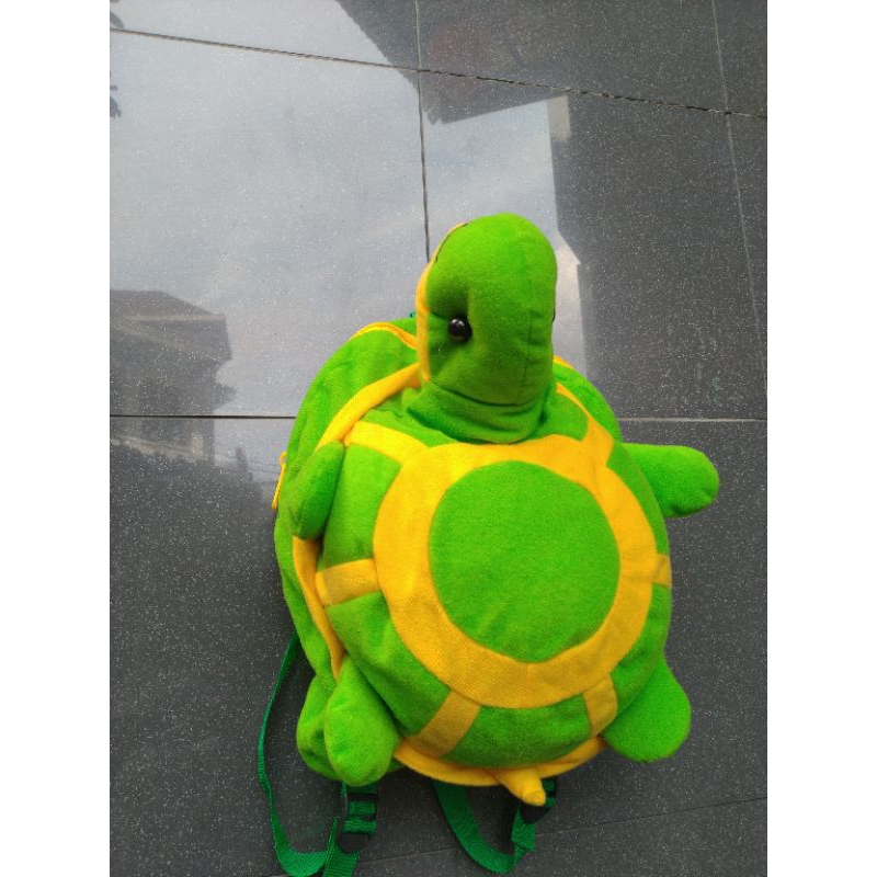 tas anak balita kura kura