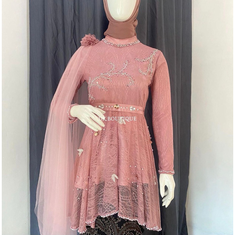 kebaya modern pink salem