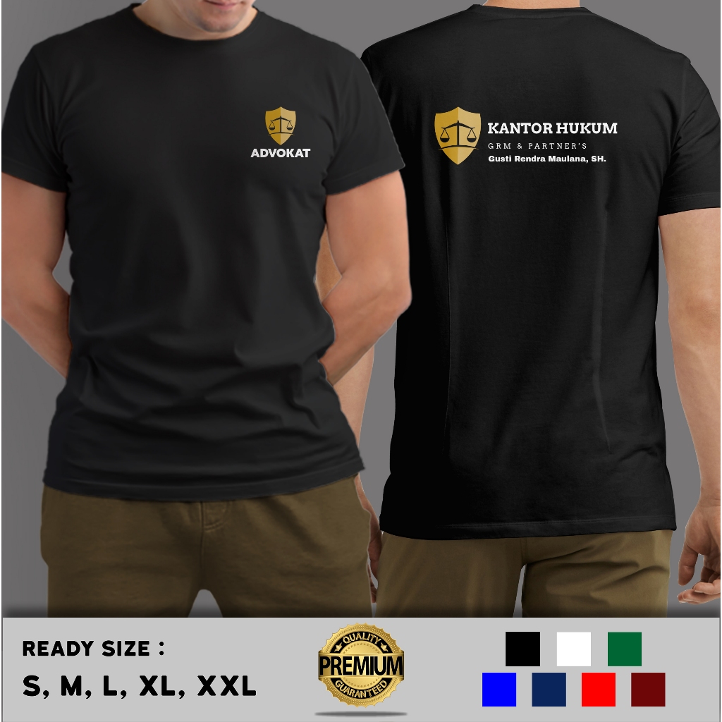 Kaos Advokat Kantor Hukum Request Nama  Terlaris