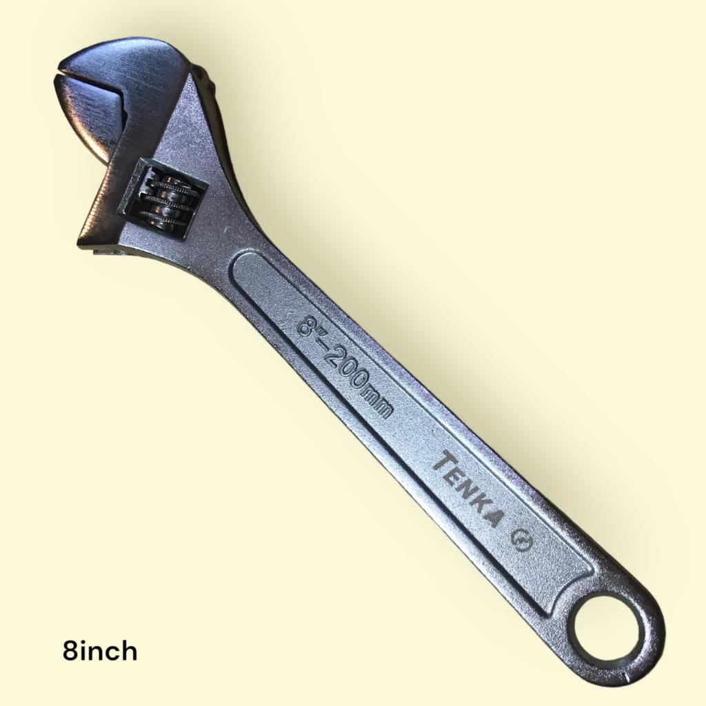 Kunci Inggris atau Adjustable Wrench Tenka ukuran 8 inch (200mm)