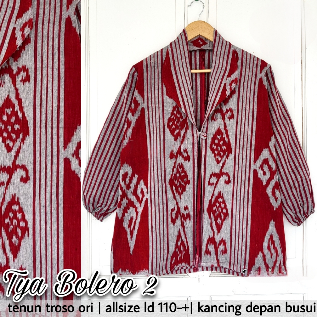 NEW STOCK CARDI TYA BOLERO CARDI TENUN OUTER BLAZER ROMPI CARDI VEST   BATIK CARDIGAN BATIK SERAGAM 