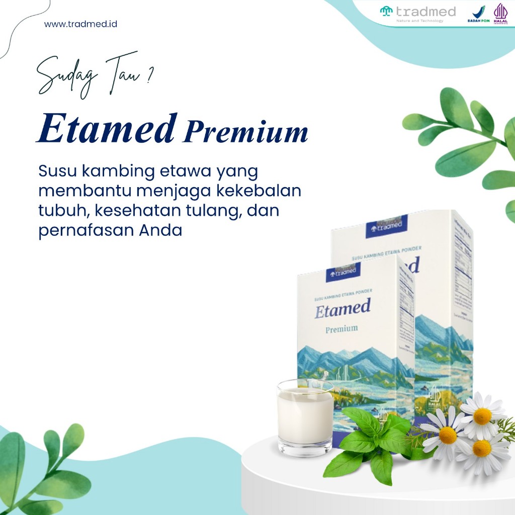 

susu kambing etawa untuk nutrisi tulang etamed