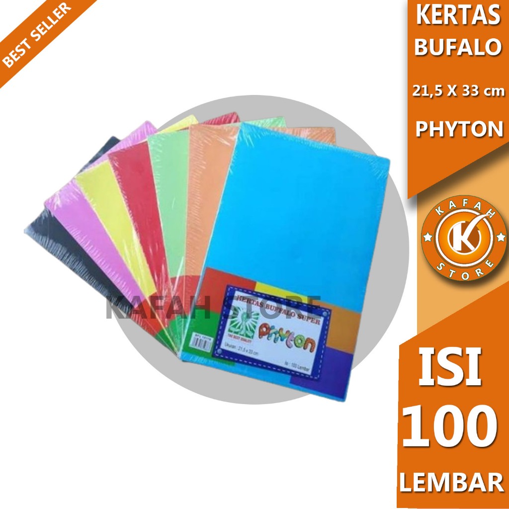 

COVER JILID BUFALO PHYTON F4 ( 21,5 X 33 mm ) WARNA KAFAH STORE