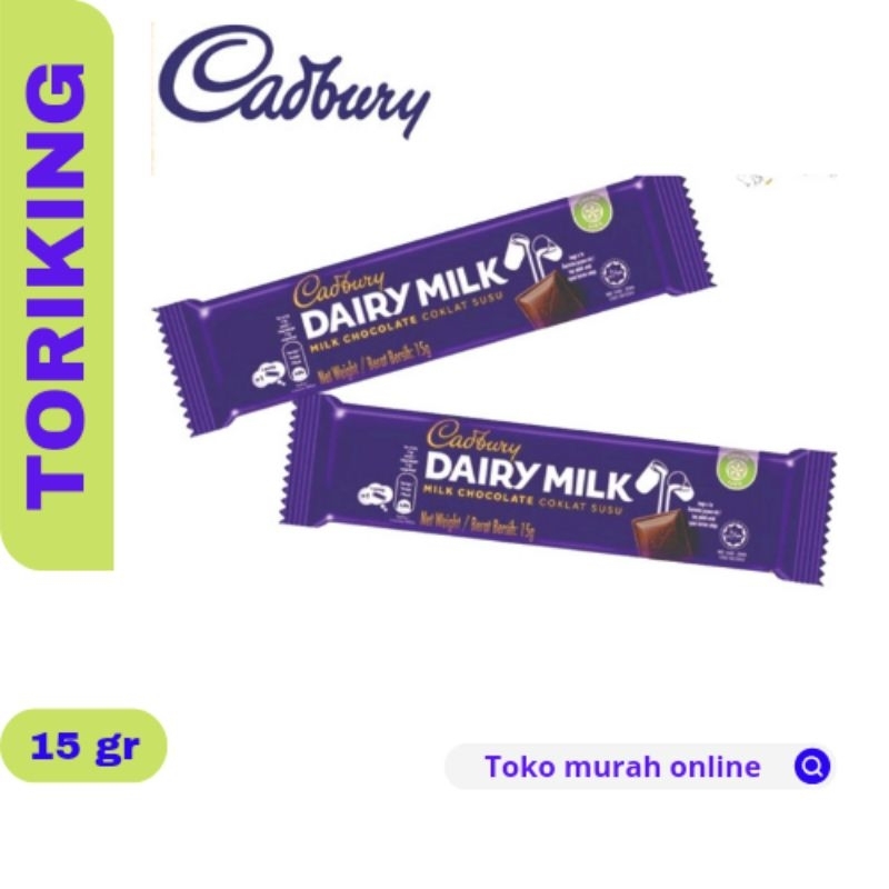 

CADBURY DAIRY MILK COKLAT LEMBUT ( Kemasan 15gr )