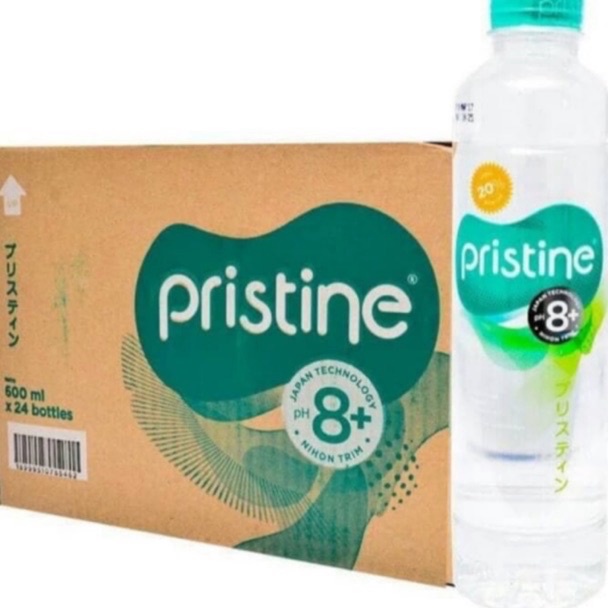 

Kir!m L@ngsung Pristine 8+ water 600ml x 24 - air minum pristine - air alkali Stock Ada