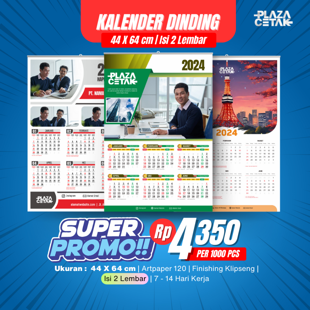 

Kalender Dinding 44x64 cm (isi 2 halaman)