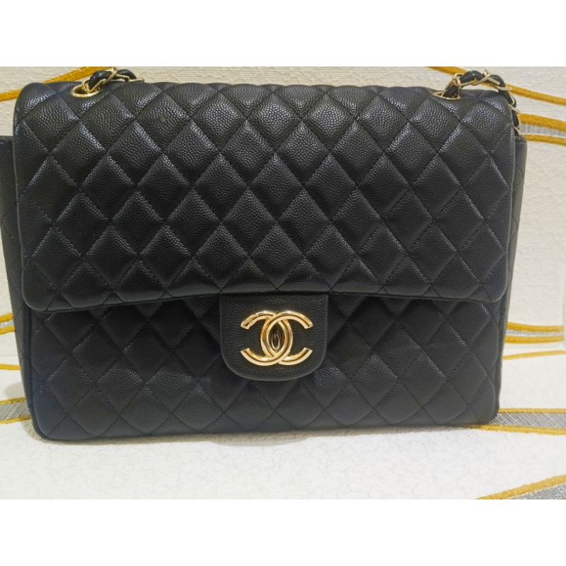 Bag Ch maxi caviar  PL