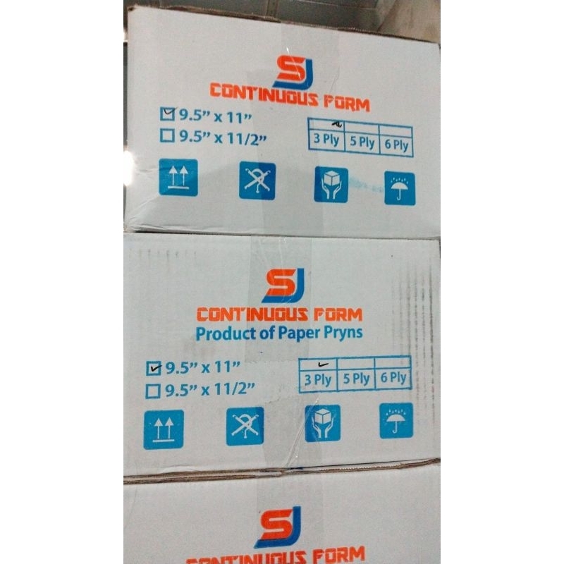 

Continuous Form 3 Ply Kertas Komputer SJ 9.5 x 11 Full
