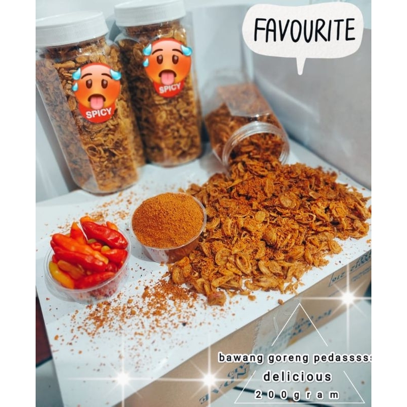 

Bawang Goreng Pedasss Delicious 200gram