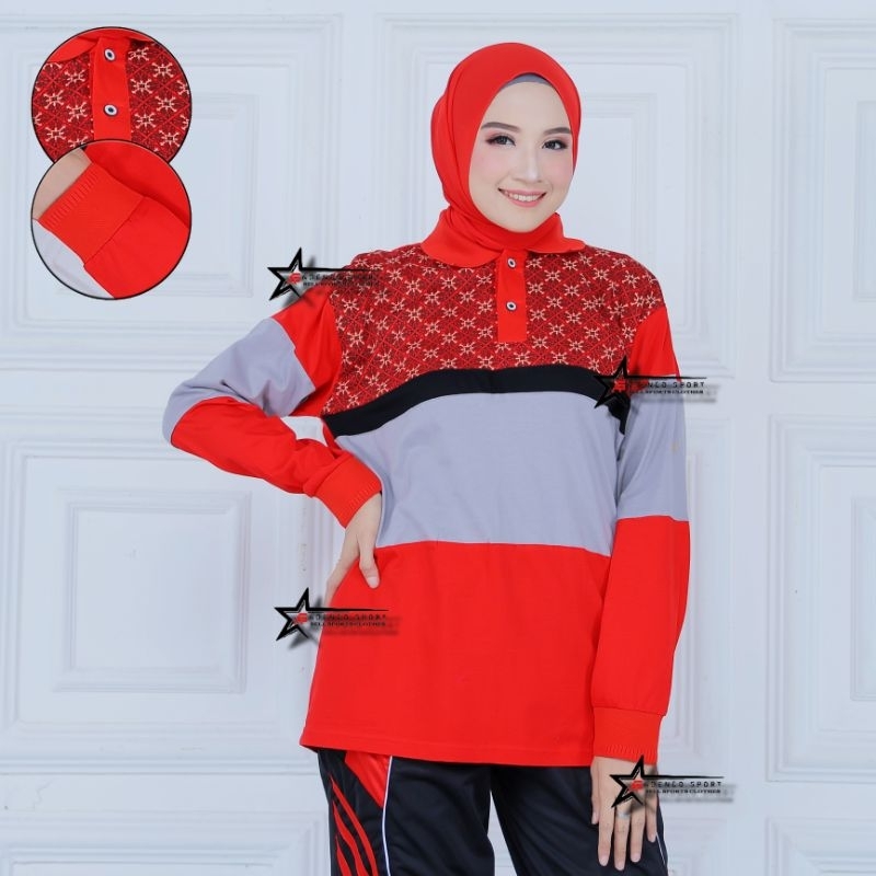 BAJU KERAH PANJANG // ATASAN TRAINING// BAJU OLAHRAGA // PRIA/WANITA // SERAGAM PROMOSI