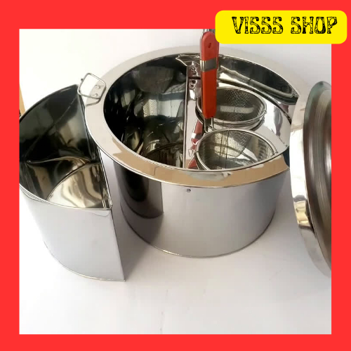 Dandang Mie Kocok Bakso Bulat Bahan Stainless
