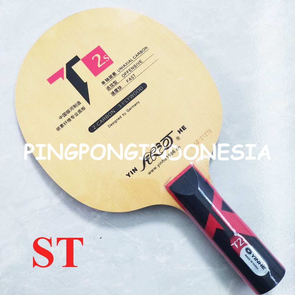 Yinhe T2s - Blade Kayu Pingpong Tenis Meja Bat Bet T-2s T2-s
