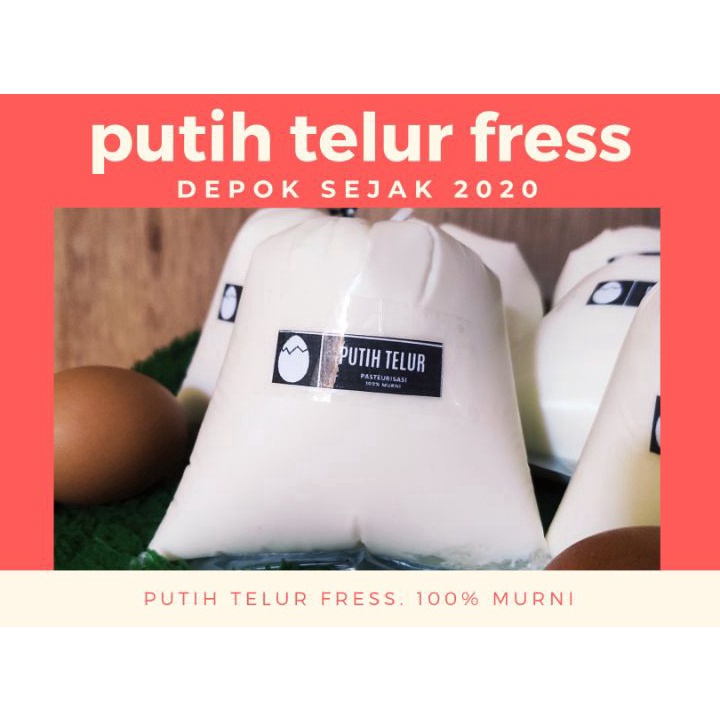 

ZKYZ7335 PALING AMPUH>>> PUTIH TELUR FRESS MATANG 1/2KG/DEPOK