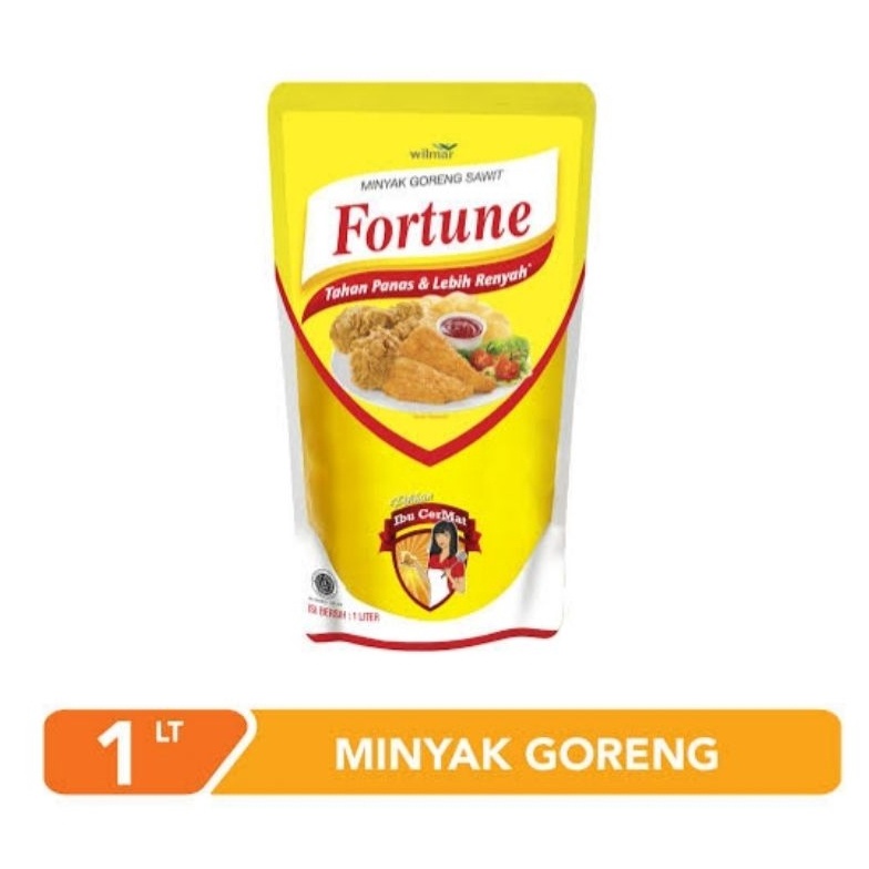 

[☀Q11\] Minyak Goreng Fortune Refill 1 L Kemasan Pouch GOGO Order