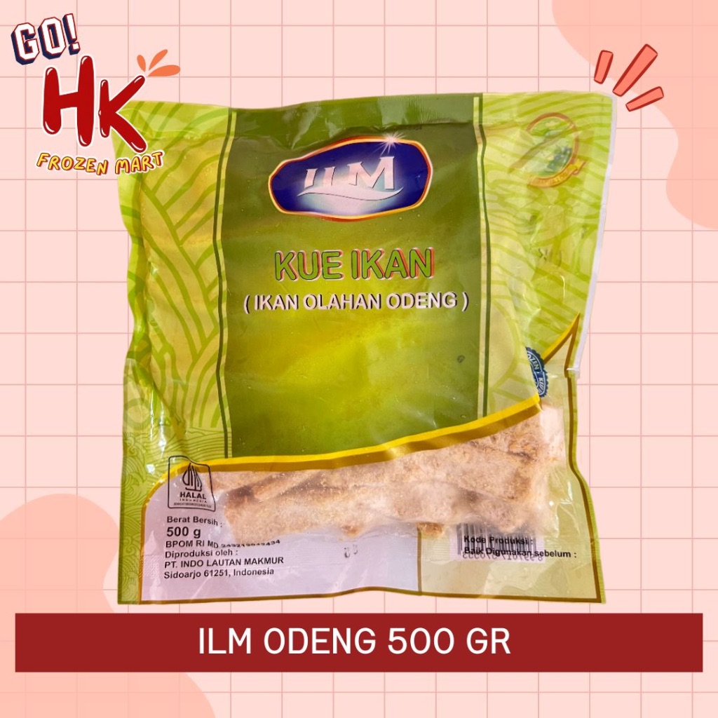 

ILM Ikan Olahan Odeng 500gr | kue ikan goreng pedas ala korea tteokboki HK Frozen Mart