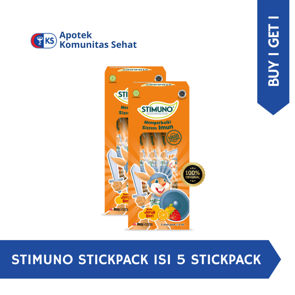 KOMUNITASEHAT - Stimuno Stick Pack 5'Stick - BUY1GET1
