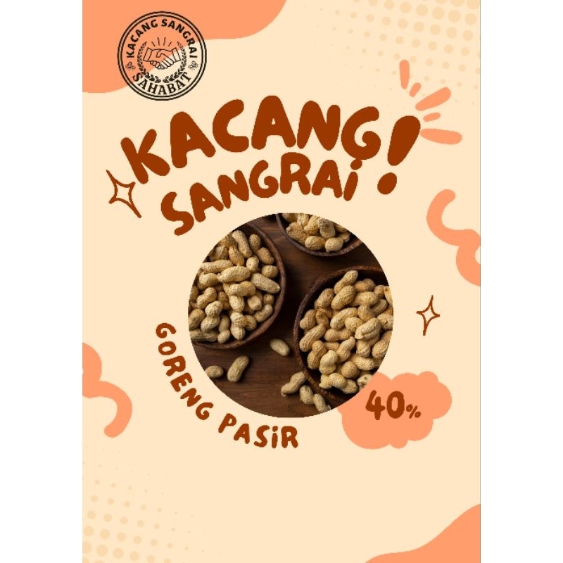 

MURAH LEBAY KACANG KULIT GORENG SANGRAI PASIR ENAK SEHAT