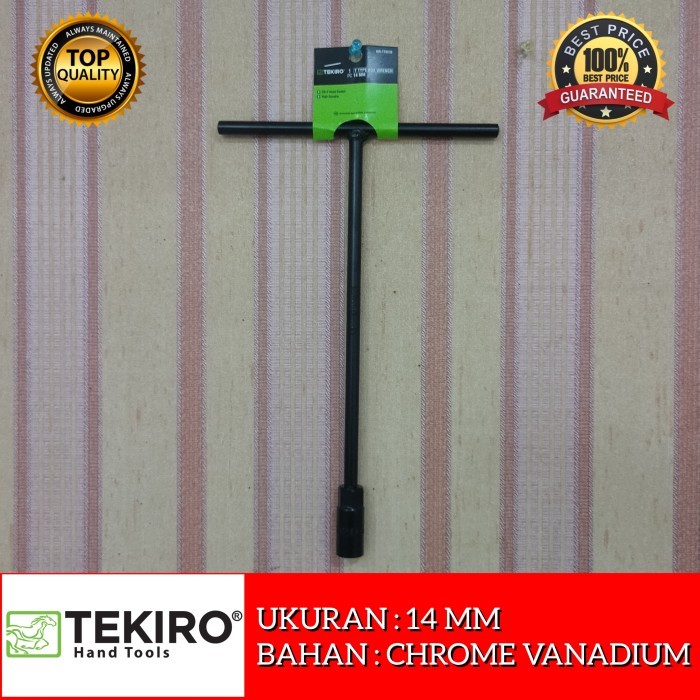 Kunci Sok T Tekiro 14 mm Kunci T Tekiro 14mm Kunci Mata Roofing TEKIRO Magnetic Hex Nut