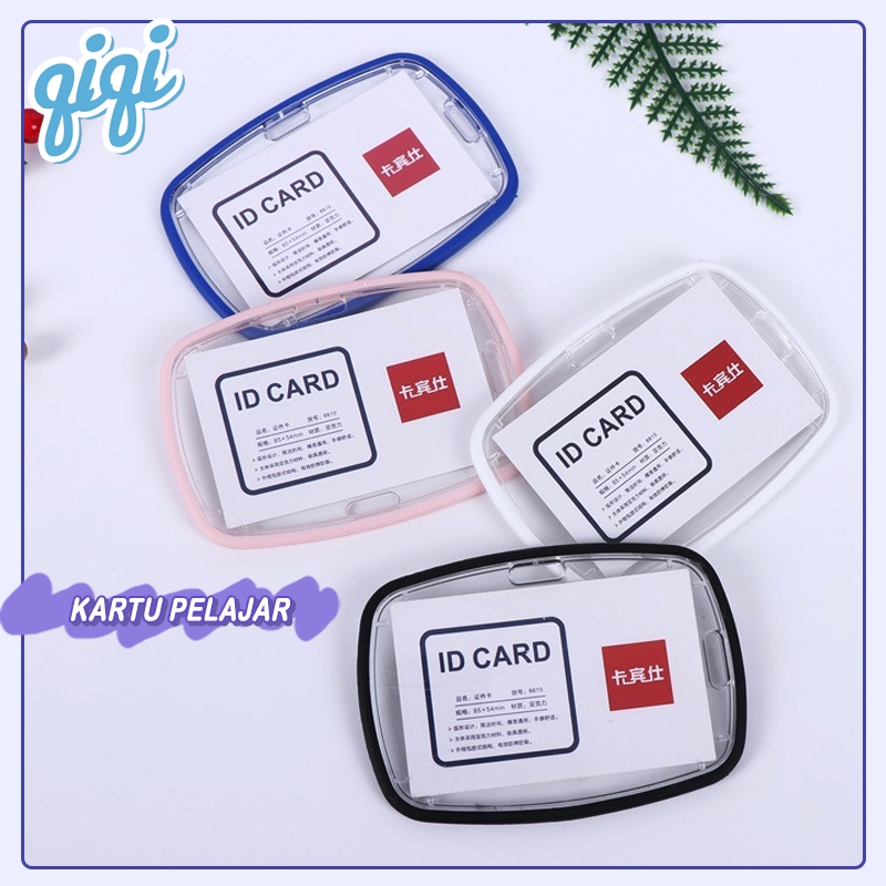 

Tempat Kartu Id Card holder Kartu pelajar - Qiqi Treasure