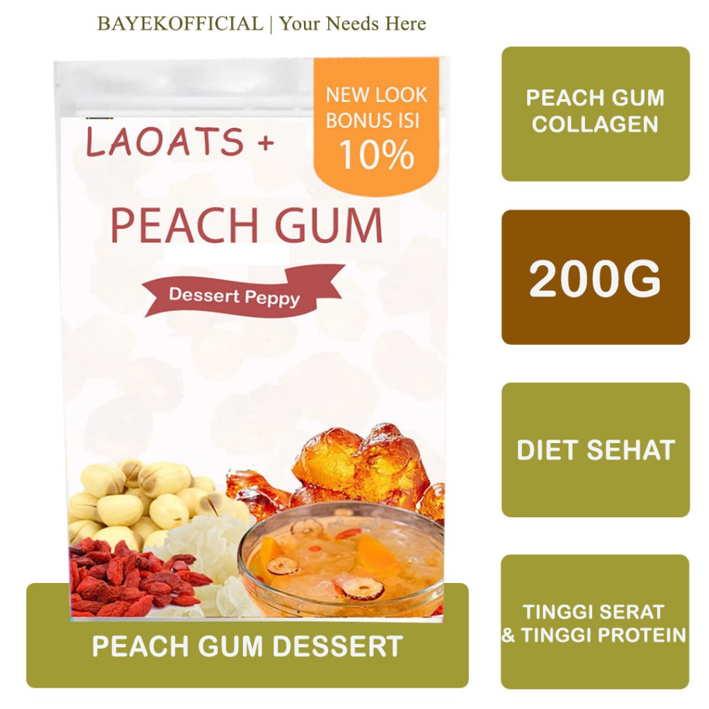 

Peach Gum Collagen Penurun Berat Badan Minuman Diet Sehat Pelangsing Badan Laoats