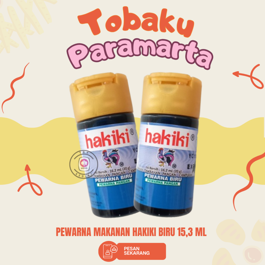 

PEWARNA MAKANAN HAKIKI BIRU 15 ML / PEWARNA MAKANAN HAKIKI