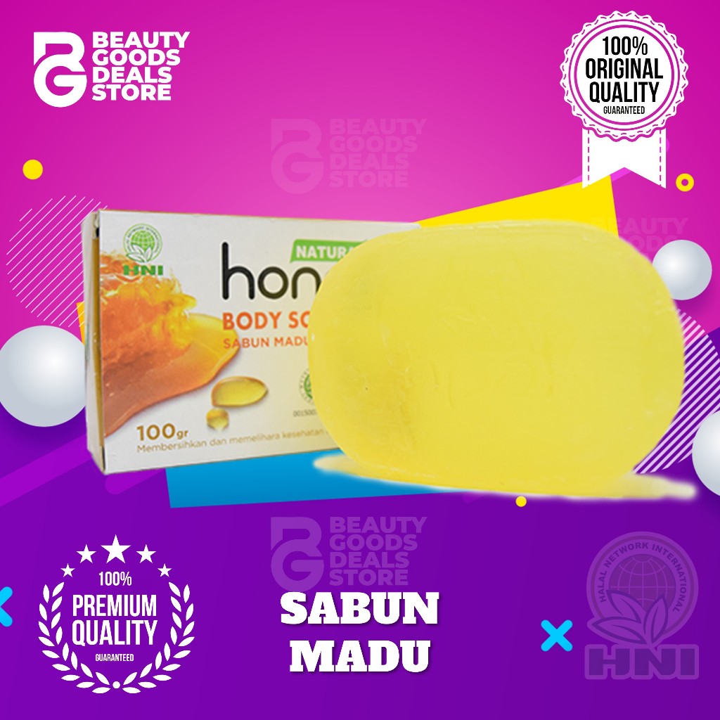 TERMURAH Sabun Madu HNI HPAI Melindungi kulit dari penuaan Menyamarkan flek hitam di wajah BISA COD