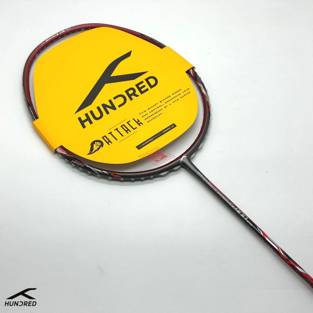 raket badminton HNDRD hundred primearmour 900 ATTACK