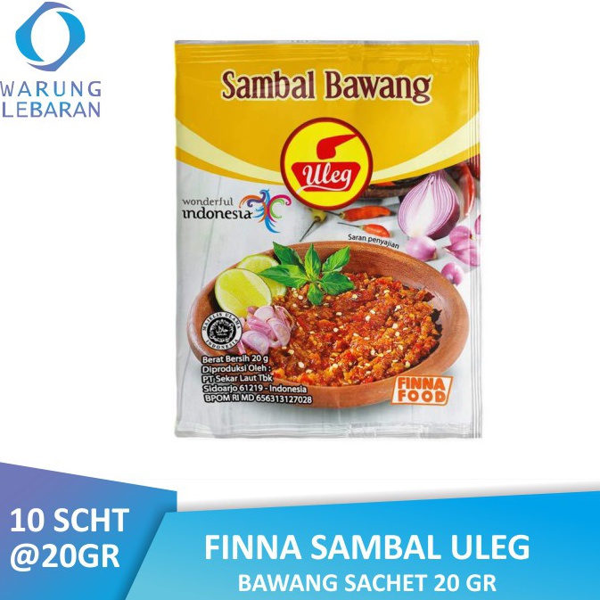 

H4rga Pr0mo [PL13] Finna Sambal Uleg Bawang Sachet (10 x 20gr) Musim Promo