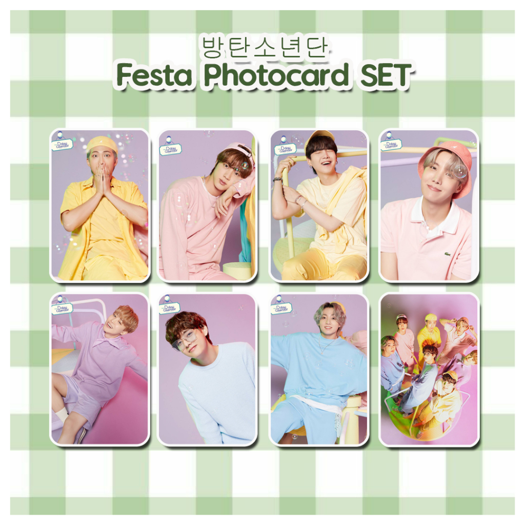 BTS Photocard SET Festa 2021