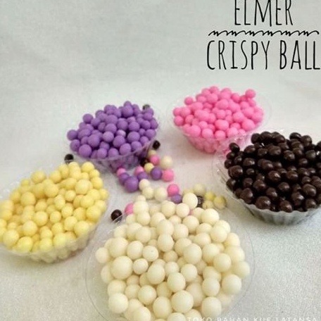 

S3ll3r Crispy Ball Elmer Kemasan 250gr ( DARK / WHITE / STRAWBERRY ) Top Discount