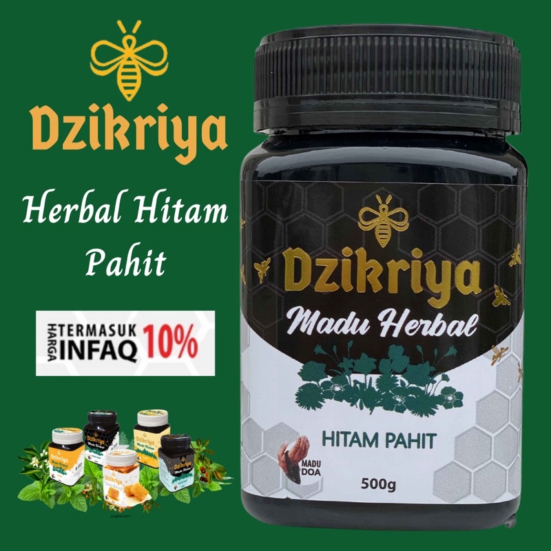 

BISA ✨COD✨ DZIKRIYA Madu Herbal Hitam Pahit - harga sudah termasuk INFAQ 10% !!