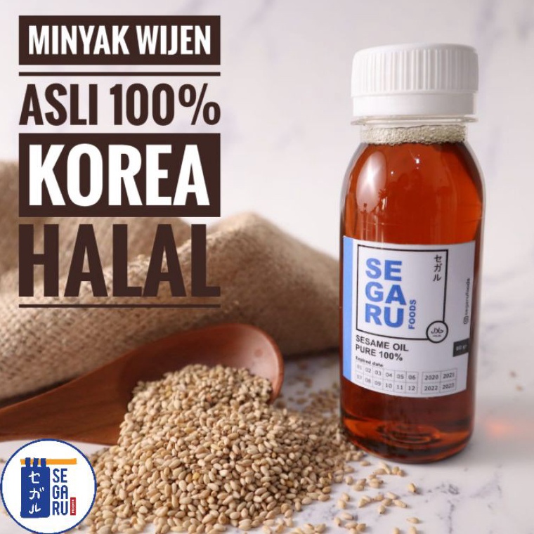 

[☪A87/] Minyak Wijen Korea Asli 100% | Korean Sesame Oil 100% Halal Flash Buy