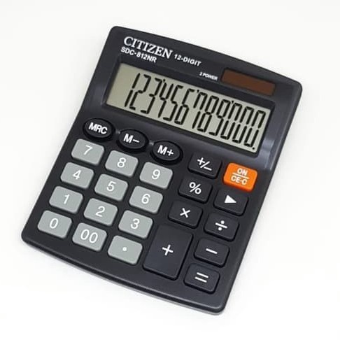 

12.12 Terlaris ORIGINAL Citizen Calculator SDC-812NR SDC 812 N R NR - Kalkulator Meja 12 DIGIT ASLI CITIZEN murah