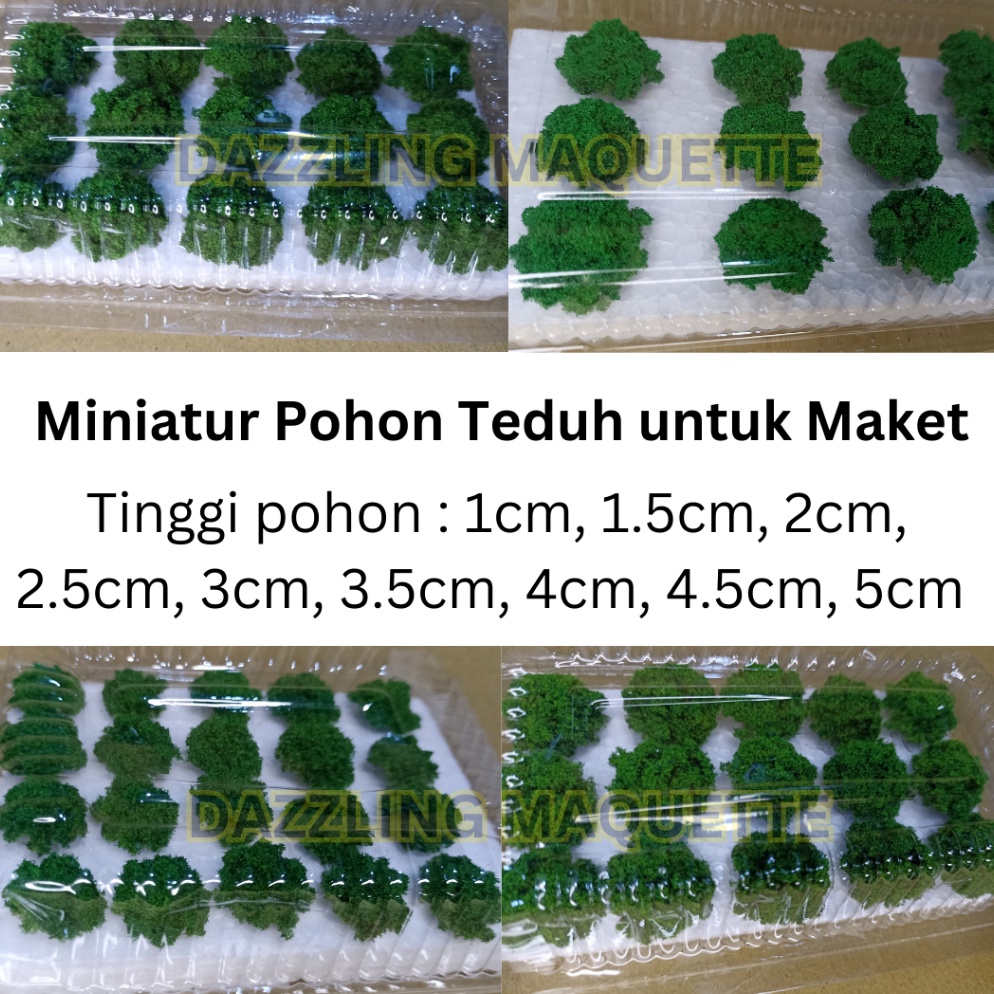 

Ready Stock.. Pohon Cabang Teduh Skala - Bahan Aksesoris Maket Arsitektur ZPH