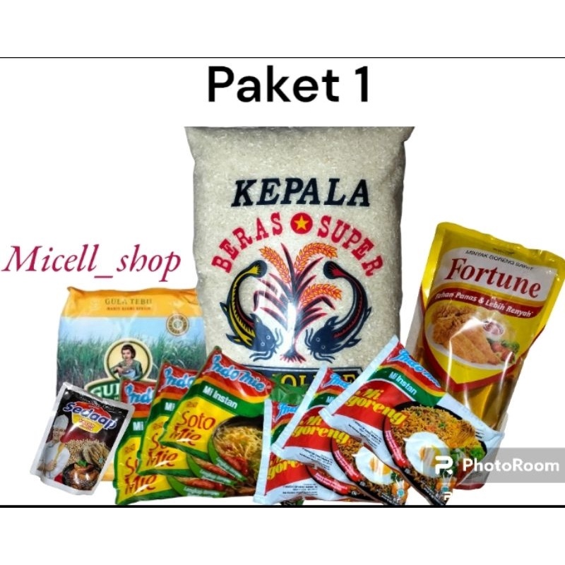 

Bisa COD paket 1 sembako super murah !
