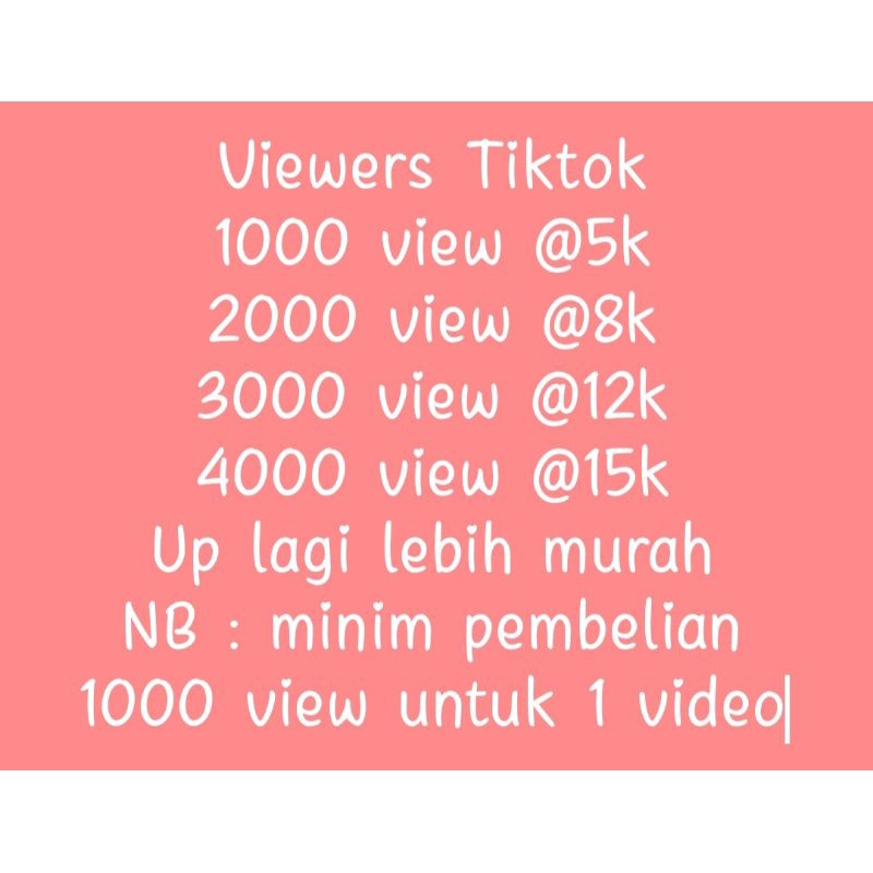 follower viewer tiktok ig like