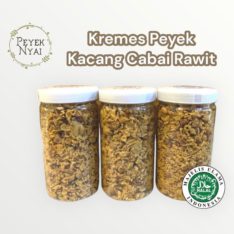 

PEYEK NYAI - Kremes Rempeyek Kacang Cabai Rawit