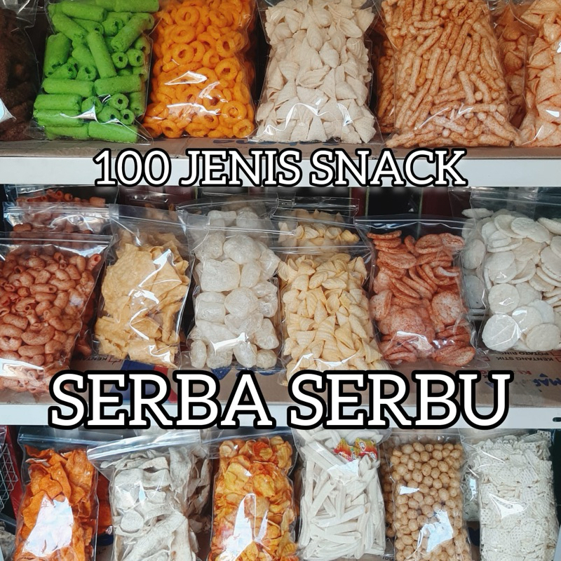 

Snack Makanan Ringan Keripik Kerupuk Terlengkap SERBA SERBU KEMASAN LEBIH BESAR