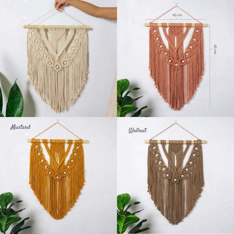 macrame wall hanging JUMBO warna warni