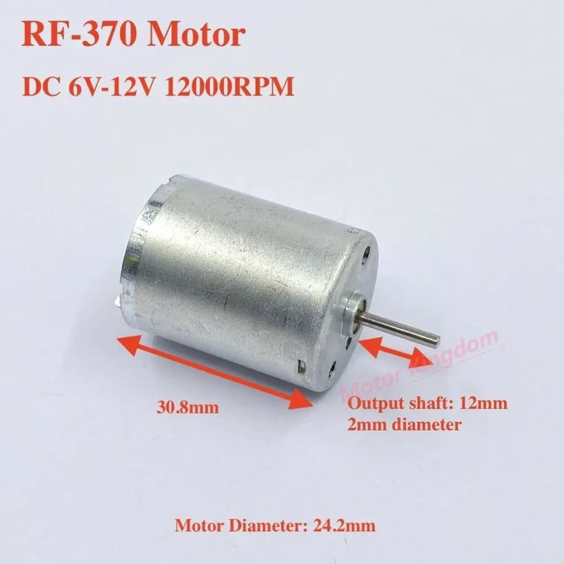 Dinamo DC RF 370 generator mini