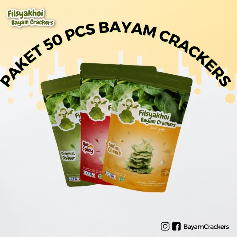 

SNACK KERIPIK BAYAM PAKET 50 PCS MURAH
