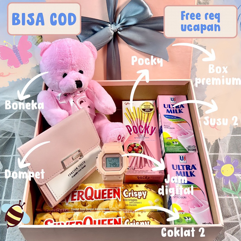 

Hampers ulang tahun | kado ulang tahun cewek | hampers cewek | kado cewek | snackbox | kado lucu | kado custom Perlengkapan Rumah > Dekorasi > Bingkai Foto & Pajangan Dinding