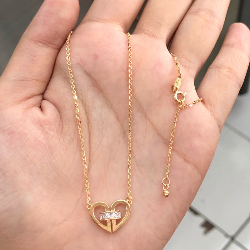AL1 KO- KALUNG SET LOVE UBS 2.34GR KADAR 375 PANJANG 39/42CM