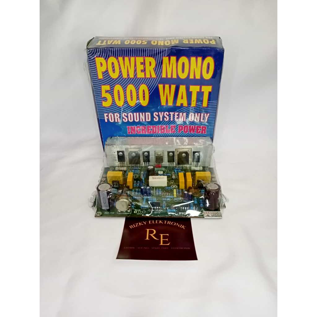 power mono 5000 watt for sound system only phb 247 merk ckj