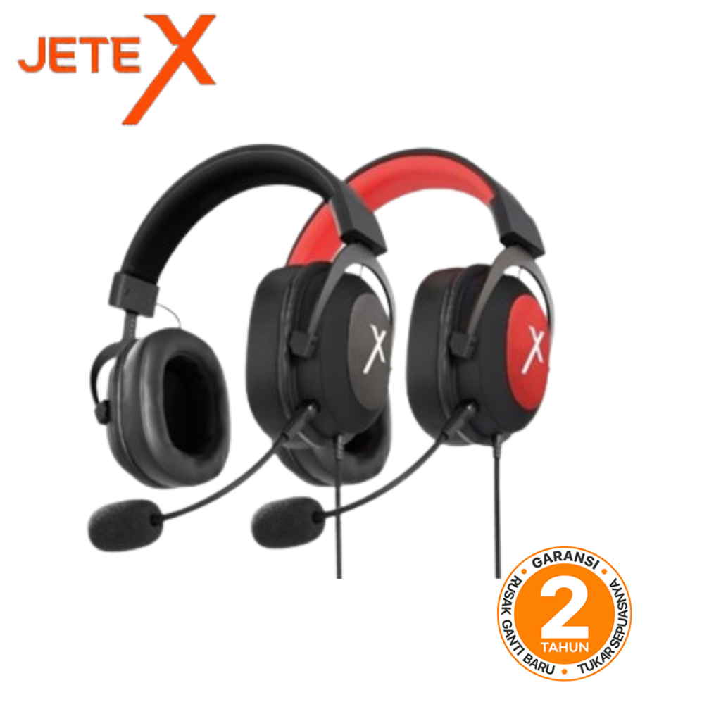 JETE X P1 Headset Gaming Headphone Wired Pro JETEX Garansi 2 Tahun