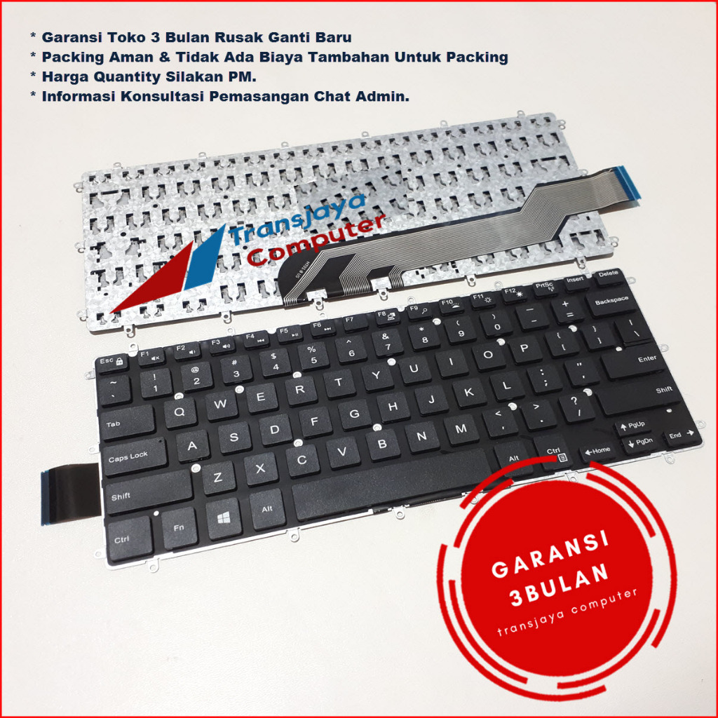 Keyboard Laptop Latitude 3480 3490 E3490 3379