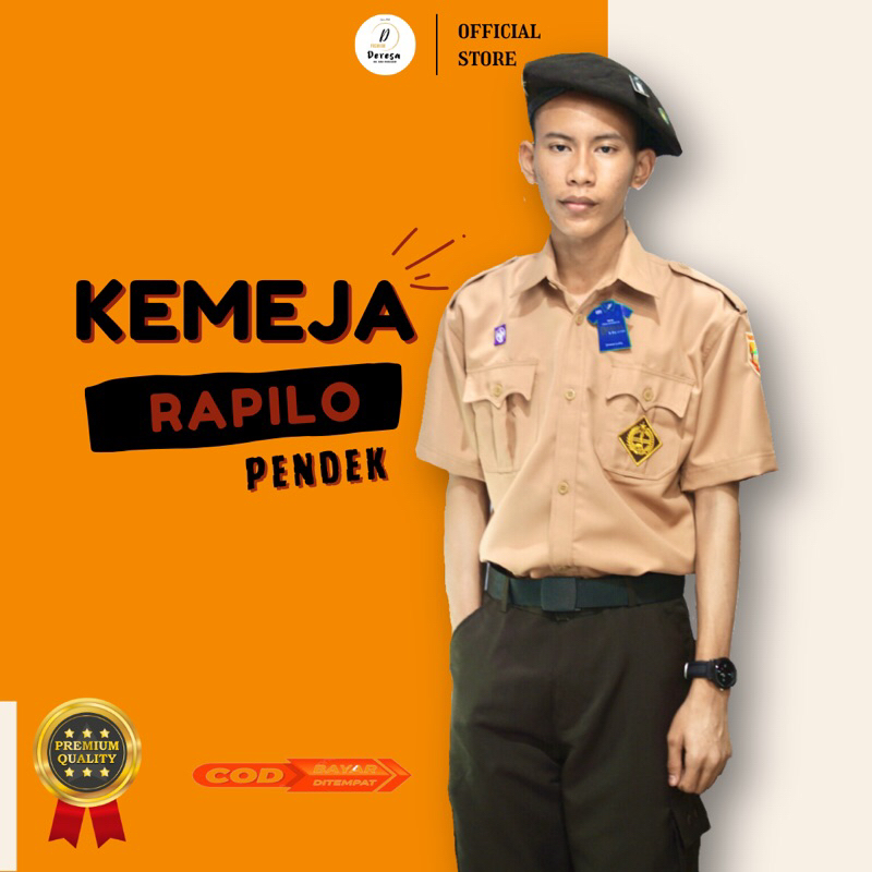 KEMEJA PRAMUKA RAPILO SMP/SMA PENDEK