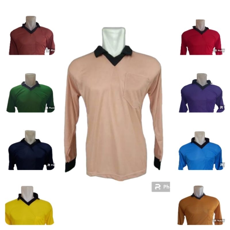 Kaos tani lengan panjang dewasa kaos kerah lengan panjang pria kaos sawah kaos tani baju kerja proye