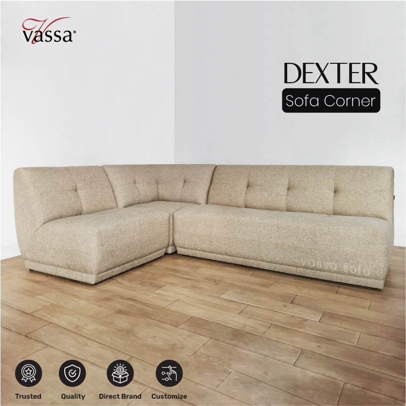 Sofa Sudut Sofa L Dexter - Corner Sofa